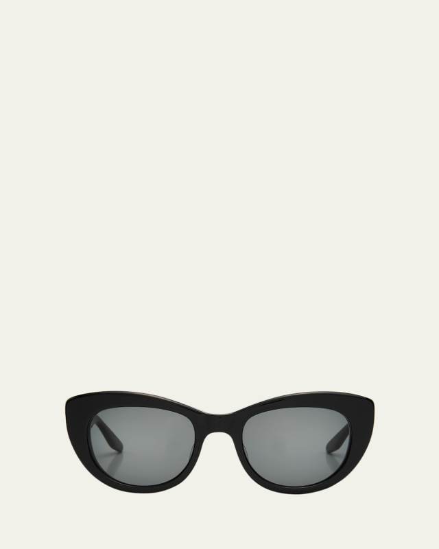 Vega Acetate & Titanium Butterfly Sunglasses
